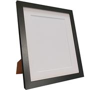 FRAMES BY POST Q7 Cadre photo en frêne noir avec support blanc 35,6 x 28,3 cm