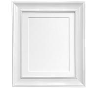 FRAMES BY POST Scandi Cadre photo vintage blanc avec passe-partout blanc et panneau arrière 40 x 50 cm pour photo 38 x 25 cm