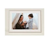 Aura Frames Carver Mat - Cadre numérique - 10.1" - 1280 x 800 - argile avec mat blanc CLAY