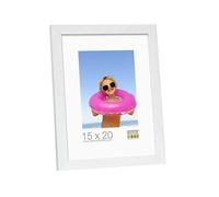 Deknudt Cadre photo S44CF1 Basic en bois/MDF Blanc 30 x 40 cm