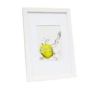 Deknudt Cadre photo S66KF1 P1 avec passe-partout 20x30 cm pour photo 13x18 cm Blanc MDF