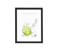 Deknudt Cadre photo S66k en MDF avec passe-partout 20x25 (fenêtre 15x20) Noir