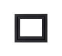 Framex Fenêtre Cave PVC 50x40 cm Anthr. Oscillo-Battante DIN Gauche Double | Double Vitrage 32 mm, Largeur x Hauteur: 500 x 400 mm, Sous-Sol, Garage, Abri de Jardin et Cellier