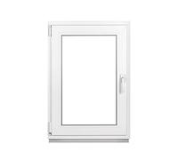 Framex Fenêtre de Cave 40x60 cm, Oscillo-Battante Gauche, Intérieur/Extérieur Blanc | Double Vitrage 32mm, Fenêtre PVC pour Sous-sol, Garage et Abri de Jardin