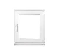 Framex Fenêtre de Cave 50x60 cm, Oscillo-Battante Droite, Intérieur/Extérieur Blanc | Double Vitrage 32mm, Fenêtre PVC pour Sous-sol, Garage et Abri de Jardin