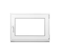 Framex Fenêtre de Cave 70x50 cm, Oscillo-Battante Droite, Intérieur/Extérieur Blanc | Triple Vitrage 32mm, Fenêtre PVC pour Sous-sol, Garage et Abri de Jardin