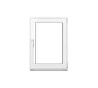 Framex Fenêtre de cave - En plastique - Blanc - Largeur x Hauteur : 70 x 105 cm (700 x 1050 mm) - Double Vitrage (32 mm) - Fonction Oscillo-Battante, Droite (poignée à Gauche)