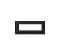 Framex Fenêtre de cave - Intérieur Blanc/Extérieur Anthracite - Largeur x Hauteur : 100 x 40 cm (1000 x 400 mm) - Double Vitrage (32 mm) - Fonction Oscillo-Battante, Droite (poignée à Gauche)