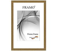 FRAMO Cadre photo antiquité baroque 48 x 68 cm en bois massif | Vieux-d'or | Couleur/taille sélectionnable | Cadre antique vintage rétro N°089