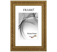 FRAMO Cadre photo baroque rococo 40 x 56 cm en bois massif | Vieux-d'or | Couleur/taille sélectionnable | Cadre antique vintage rétro N°094