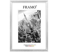 FRAMO Cadre photo en bois 28 x 55 cm sur mesure - Alu Criss Cross | Couleur/Taille sélectionnable | verre acrylique antireflet | Cadre pour Puzzle | Photos | affiche