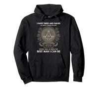Franc Maçon Best Man Citation Never Stop Freemasonry Design Sweat à Capuche