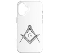 Franc-maçon Symbole Carré et Compas Grande Loge Maçonnique Coque pour iPhone 16