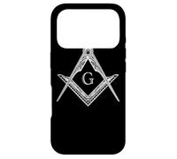 Franc-maçon Symbole Carré et Compas Grande Loge Maçonnique Coque pour iPhone 17 Pro