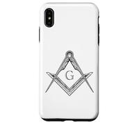 Franc-maçon Symbole Carré et Compas Grande Loge Maçonnique Coque pour iPhone XS Max