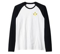 Franc-maçon Symbole Carré et Compas Grande Loge Maçonnique Manche Raglan