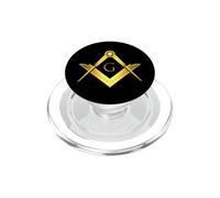 Franc-maçon Symbole Carré et Compas Grande Loge Maçonnique PopSockets PopGrip pour MagSafe