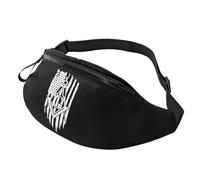 Franc-Maçonnerie du Drapeau Américain Sac De Voyage Polyvalent Sac À Bandoulière Léger Sacoche Bandoulière pour Sports Sorties Festival 14X35Cm