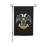 Franc-maçonnerie et rite écossais 12 x 18 pouces pour décoration extérieure de jardin