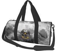 Franc-maçonnerie et Rite écossais Sac de Voyage pour Bagages de Sport Sac de Sport Pliable à roulettes, marbré