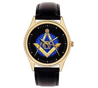 Franc-maçonnerie, Symbolique maçonnique G Logo Art 40 mm Montre en Laiton