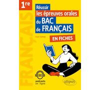 Français 1e Réussir les épreuves orales du Bac: En fiches