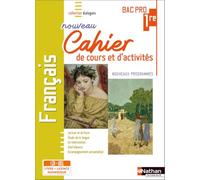 Christophe Gueff – Français 1re Bac Pro – Cahier de cours et d'activités – Éd. 2022