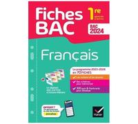 Fiches bac Français 1re générale & techno – Avec les œuvres au programme 2023-2024 – Hatier