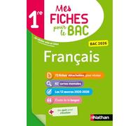 Français 1re - Mes fiches pour le BAC Première - BAC 2026