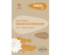 Français 1re: Nathalie Sarraute, Pour un oui ou pour un non, parcours "théâtre et dispute"