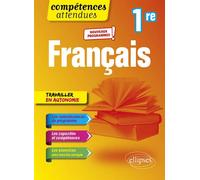 Français - 1re - Nouveaux programmes - Emilie Pons - Ellipses - broché - Scolaire / Universitaire