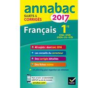 Français 1re séries technologiques STMG, STI2D, STL, ST2S, STD2A: Sujets et corrigés