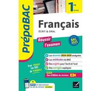 Français 1re Techno - Prépabac Réussir L'examen 2025