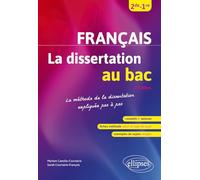 Français 2de-1re La dissertation au bac: La méthode de la dissertation expliquée pas à pas
