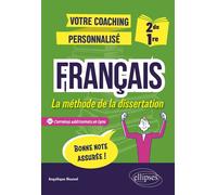 Français - 2de-1re - La méthode de la dissertation Votre coaching personnalisé - Angélique Nouvel - Ellipses - ebook (ePub) - Scolaire / Universitaire