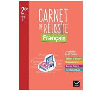 Aurélie Buestel, Camille Gros – Mon carnet de réussite Français 2de/1re – Carnet élève – Éd. 2022