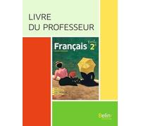 Français 2de Escales - Livre Du Professeur