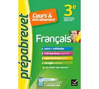 Français 3e - Prépabrevet Cours & entraînement: cours, méthodes et exercices progressifs