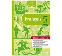 Français 5e Cycle 4 Jardin Des Lettres - Livre Ressources