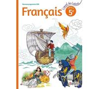 Français 5e Cycle 4 L'envol Des Lettres - Livre De L'élève