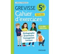 Français 5e Grevisse - Cahier D'exercices