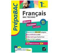 Prépabac - Français 1re technologique Bac de français 2027 (écrit & oral) Avec les oeuvres au programme 2026-2027 - Hélène Bernard - Hatier - broché - Scolaire / Universitaire