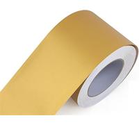 Français : Bordure De Bordure Murale 16,4 Pieds Bande De Papier Peint Autocollant Décor, Décoration Intérieure en Ligne, Matte Gold, 12cm(W) X5m(L)