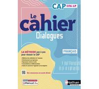 Français CAP - Cahier de cours et d'activités (Dialogues) Livre + licence élève - 2023 - Catherine Lamboley - Nathan Technique - broché - Scolaire / Universitaire
