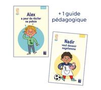 Français Ce/Cm Quartier Libre - Pack En 2 Volumes : Alex A Peur De Réciter Sa Poésie - Nadir Veut Devenir Sage-Femme - Edition 2022