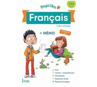 Français Ce2 Cycle 2 Paprika - Livre Unique + Mémo