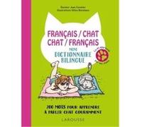 Français/chat-Chat/Français-Mini-dictionnaire bilingue Dr Jean Cuvelier (Auteur), Gilles Bonotaux (Illustration)