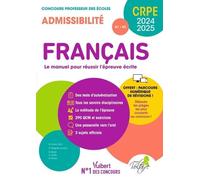 Français Concours Professeur Des Écoles Admissibilité - Epreuve Écrite M1-M2 - Edition 2024-2025