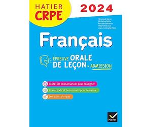 Français - CRPE 2024-2025 - Epreuve orale d'admission