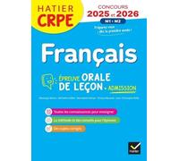 Français Crpe - Epreuve De Leçon, Épreuve Orale D'admission